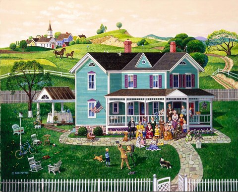 Framed Family Reunion Print