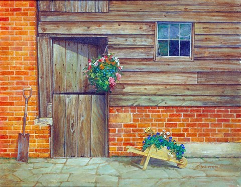 Framed Garden Shed Print