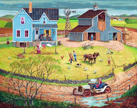 Framed Help Is Coming Print