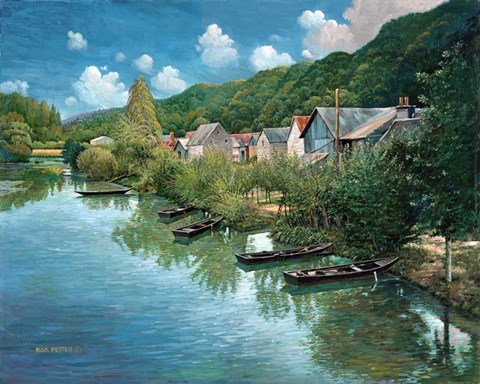 Framed Lazy Autumn II Print