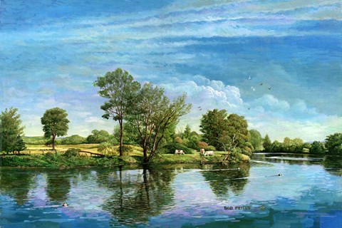 Framed Peace And Quite Print