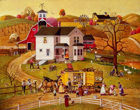 Framed Travelin' Man Print