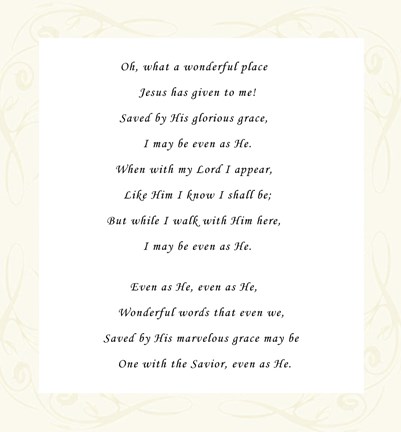 Framed What A Wonderful Place Print