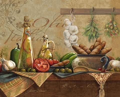 Framed Olio d'Olivo Print