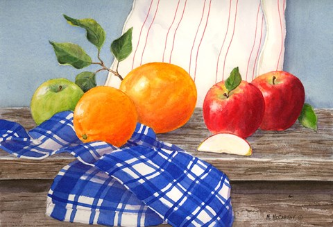 Framed Apples To Oranges Print