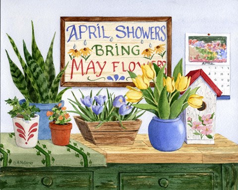 Framed April Showers Print