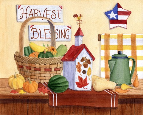 Harvest Blessing Fine Art Print by Maureen Mccarthy at FulcrumGallery.com
