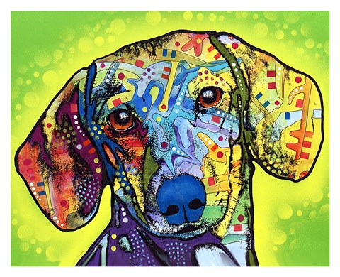 Framed Dachshund Print