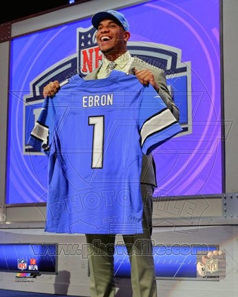 Framed Eric Ebron 2014 NFL Draft #10 Draft Pick Print