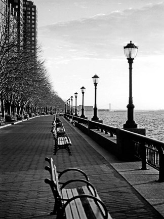 Framed Battery Park City I Print