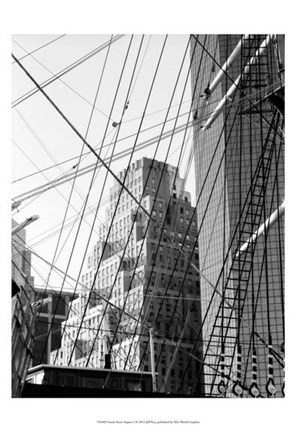 Framed South Street Seaport I Print
