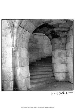 Framed Architecture Detail II Budapest Print