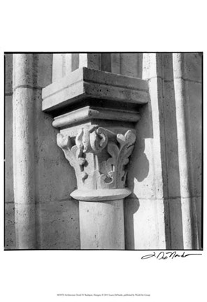 Framed Architecture Detail IV Budapest Print