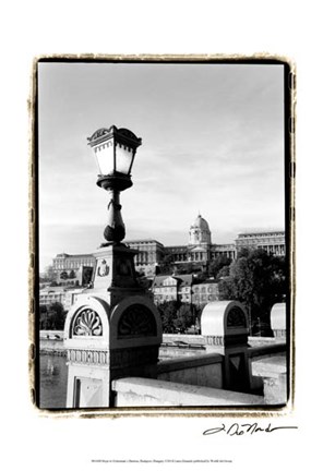 Framed Steps to Fisherman&#39;s Bastion Print