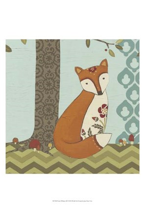 Framed Forest Whimsy III Print