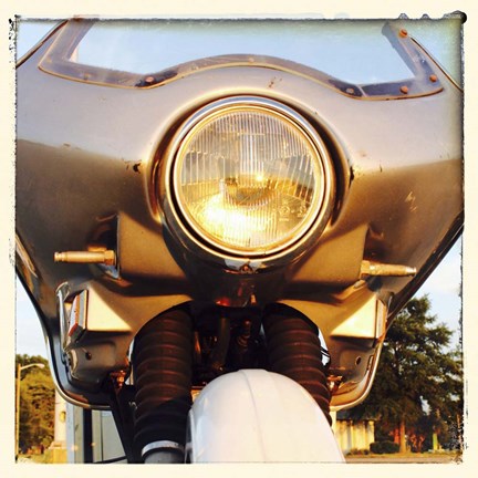 Framed Sunset Ride V Print