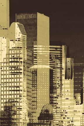 Framed Nightline I Print