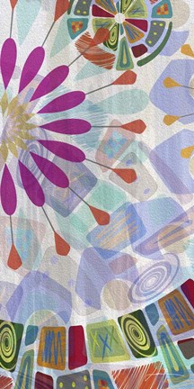 Framed Midway Panels IV Print