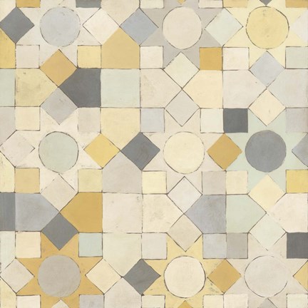 Framed Interplay I Print