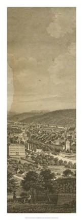 Framed Pastoral Panorama III Print