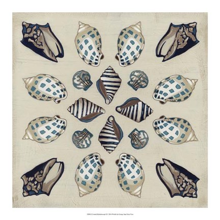 Framed Coastal Kaleidoscope II Print