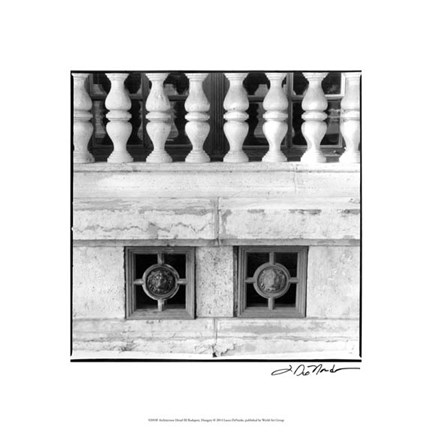 Framed Architecture Detail III Budapest Print