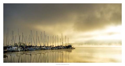 Framed Marina Morning II Print
