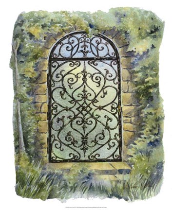 Framed Iron Gate II Print