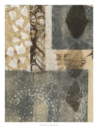 Framed Ginkgo Fossil II Print