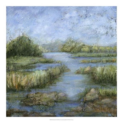 Framed Marshland I Print