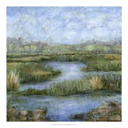 Framed Marshland III Print