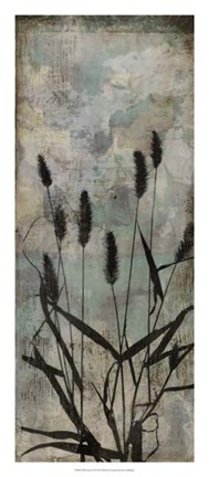 Framed Wild Grasses II Print
