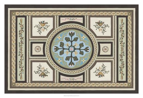 Framed Chateau Panel II Print