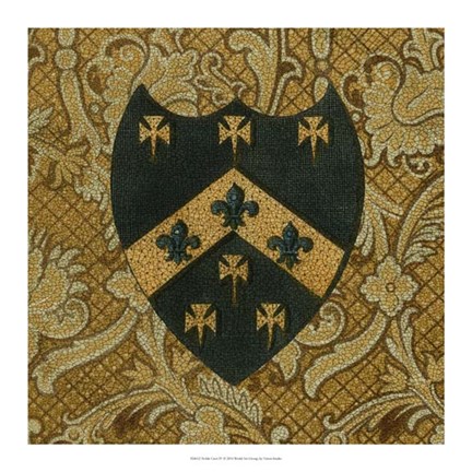 Framed Noble Crest IV Print