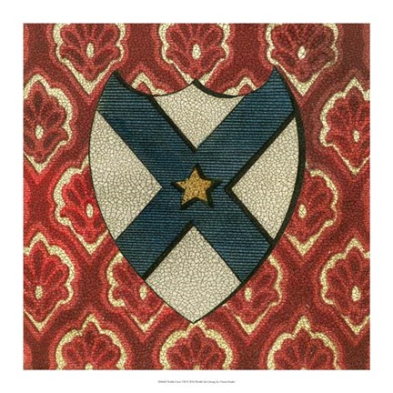 Framed Noble Crest VII Print