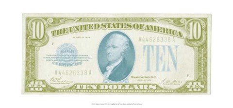 Framed Modern Currency IV Print