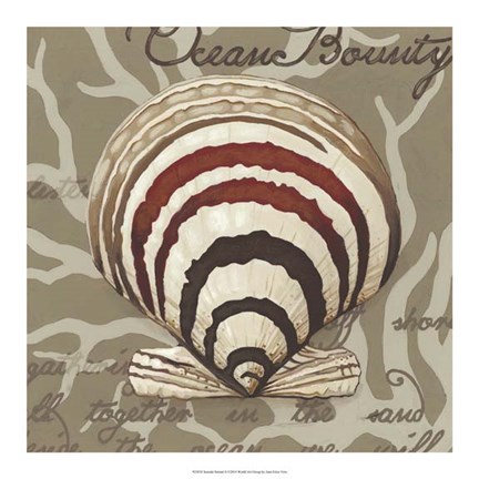 Framed Seaside Sonnet II Print