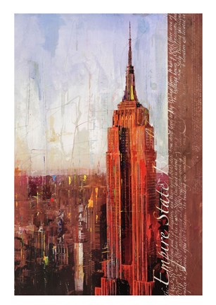 Framed Fifth Avenue and West 34th Street Print