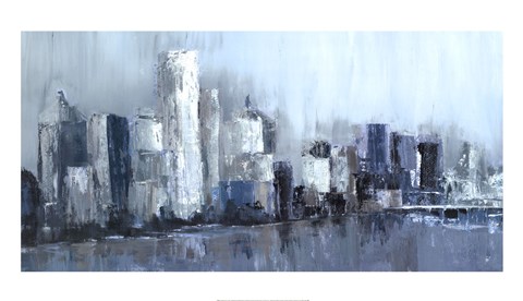 Framed Citylines Print