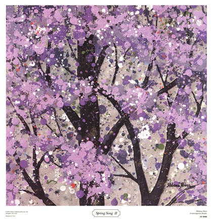 Framed Spring Song II Print