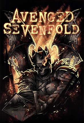 Framed Avenged Sevenfold - Fire Print