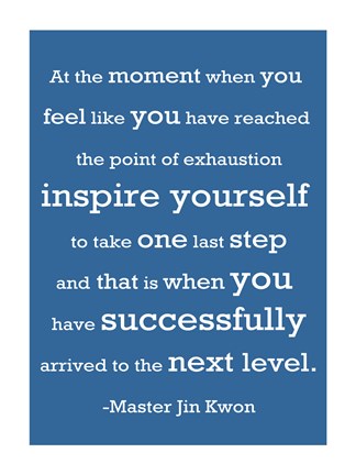 Framed Take One Last Step Print