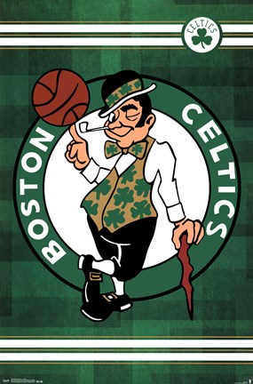 Framed Boston Celtics - Logo 14 Print