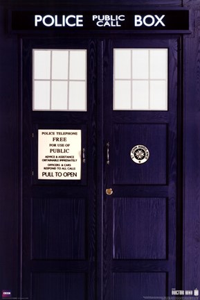 Framed Doctor Who - Tardis Print