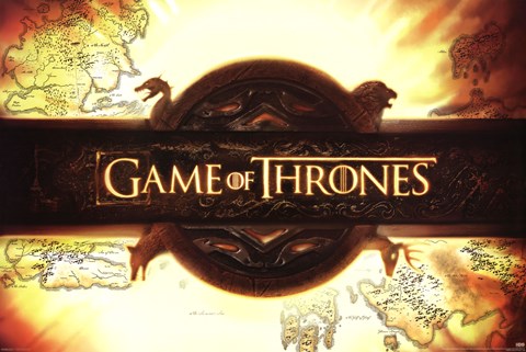 Framed Game of Thrones - Logo Print