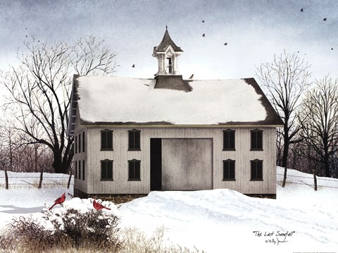 Framed Last Snowfall Print