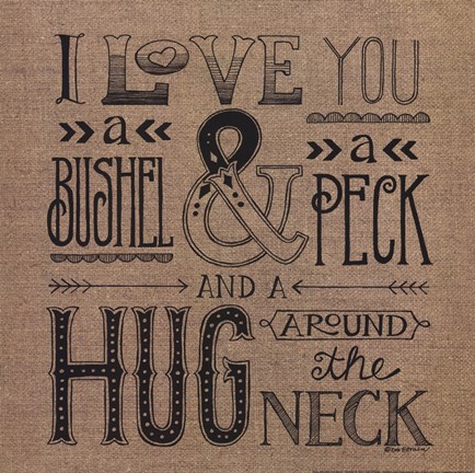 Framed Hug Around the Neck Print