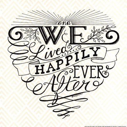 Framed Happily Ever After Print