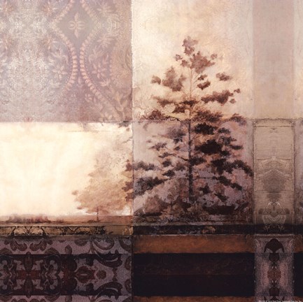 Framed Pine Trail I Print