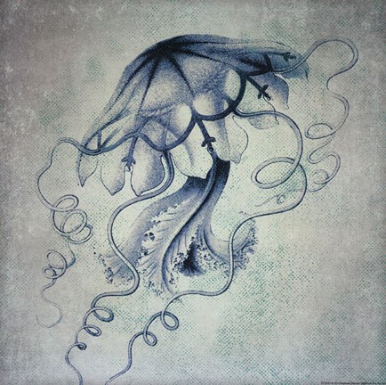 Framed Jelly Fish III Print
